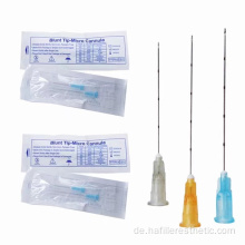 Stumpfe Tipp Micro Cannula Nadel für Füllstoffe